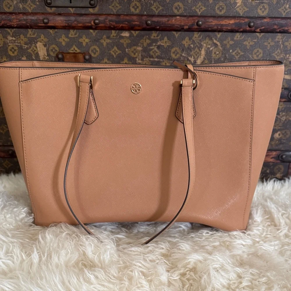 Tory Burch Tan Leather Tote